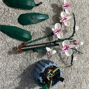 Lego Botanical Collection Orchid with Pink and White Blooms